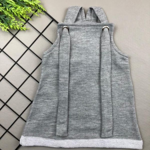 Salopete para Bebê c/ Regulagem Lisa Mescla