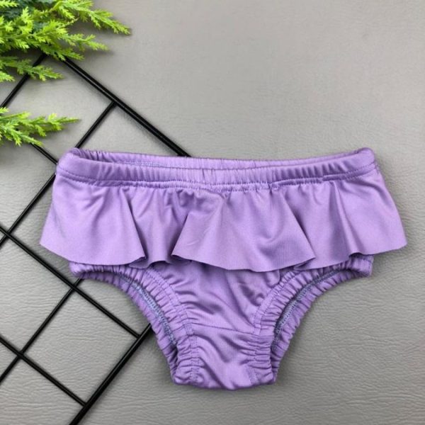 Calçinha de Biquíni Praia Proteção UV 50+ Lilás