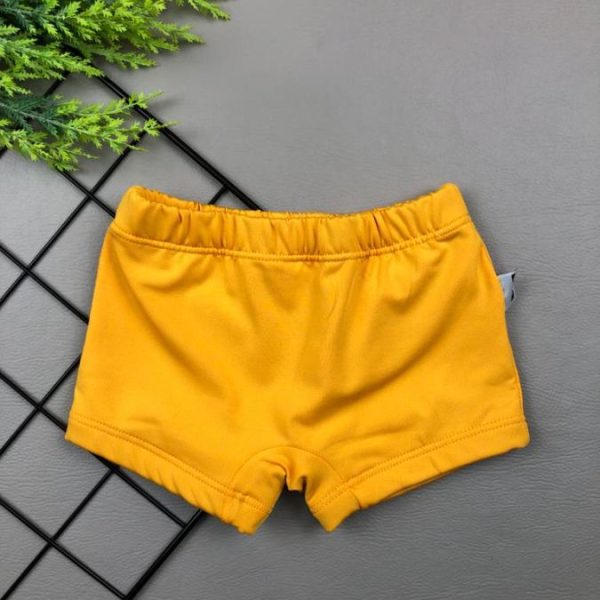 Sunga Praia Infantil Proteção uv50+ Mostarda