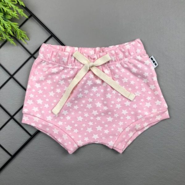 Tapa Fralda para Bebê Rosa Estrela