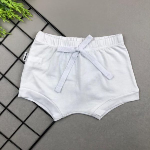 Tapa Fralda para Bebê Liso Branco