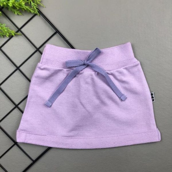 Mini Saia para Bebê Lisa Lilás