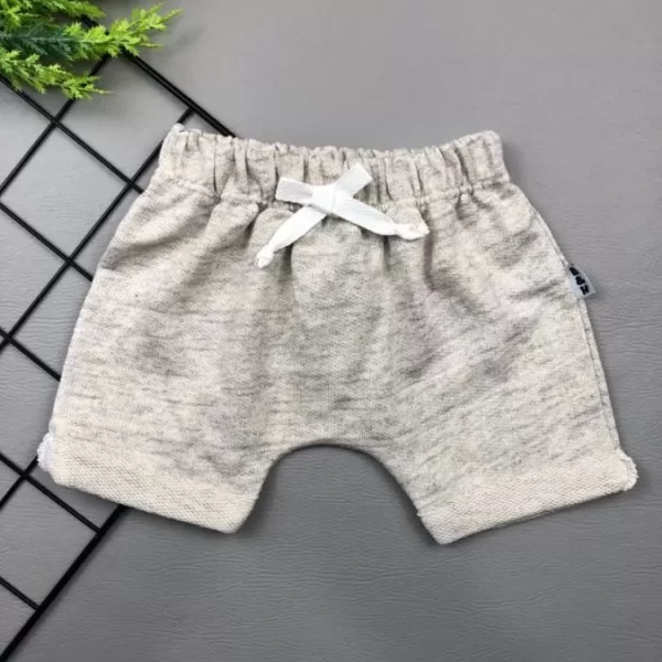 Shorts/Bermuda Saruel para Bebê Liso Bananinha