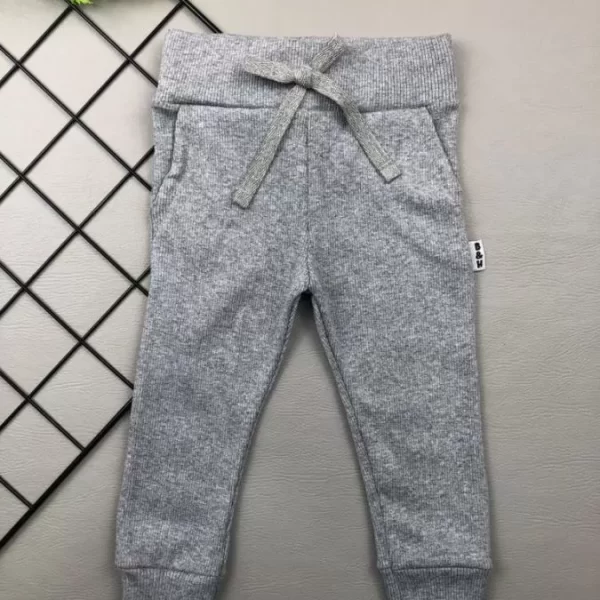 Calça para Bebê de Ribana Canelada Mescla