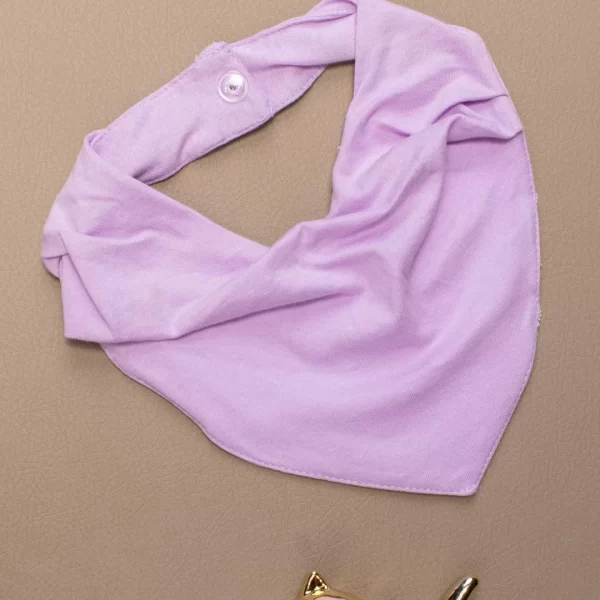 Bandana Impermeável para Bebê Lilás