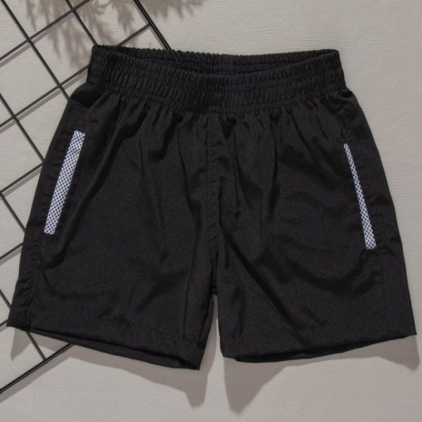 Short Infantil Tactel com Bolso Preto