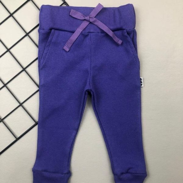 Calça para Bebê de Ribana Canelada Pietra