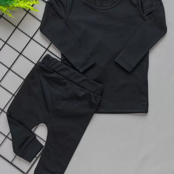 Conjunto Infantil Térmico Preto