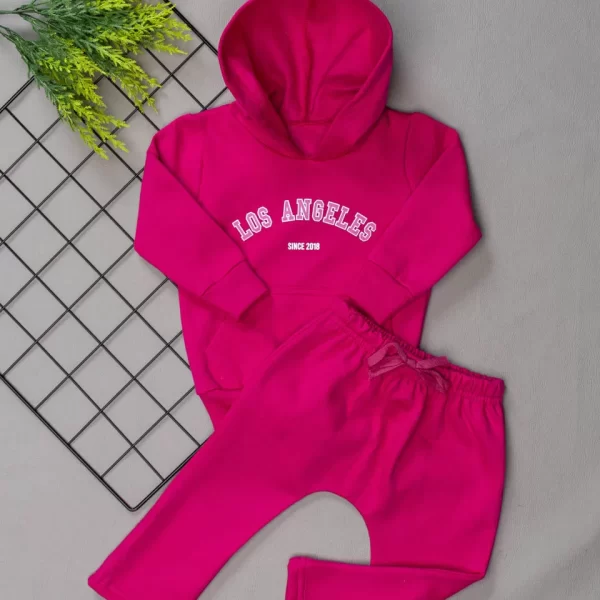 Conjunto de Moletom Pink Los Angeles