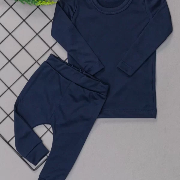 Conjunto Infantil Térmico Azul Marinho
