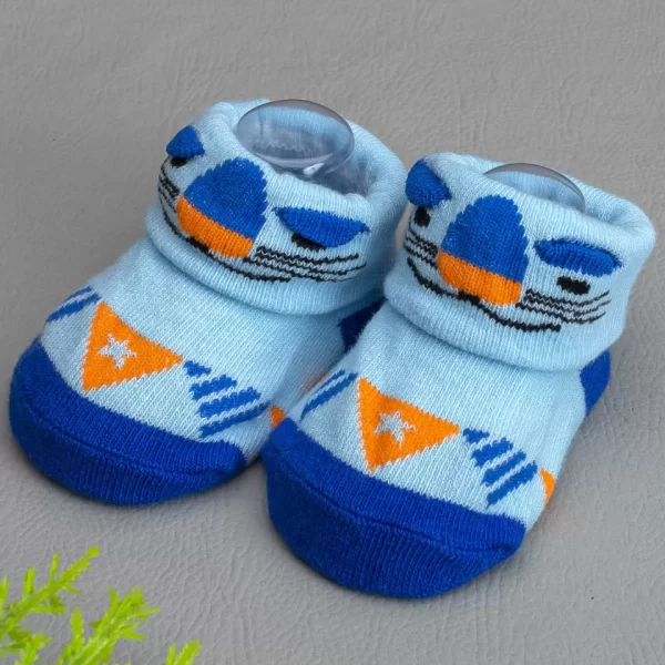 Meia Baby Bichinhos Olaf Azul