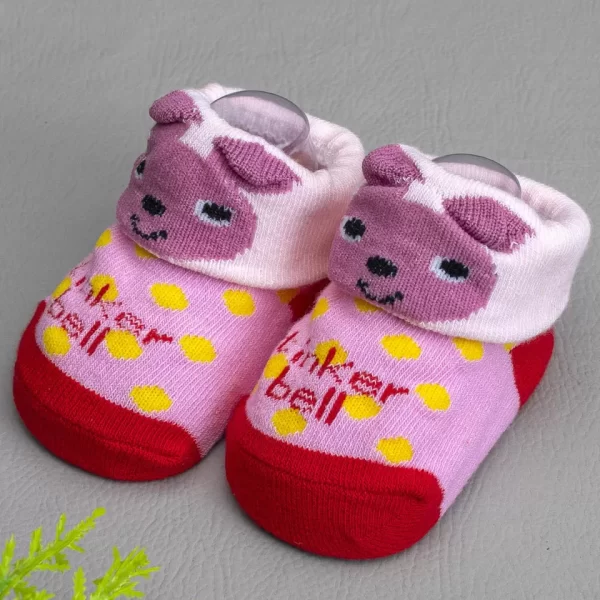 Meia Baby Bichinhos Ursa Tinker Bell