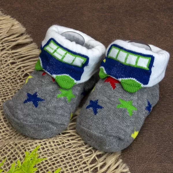 Meia Baby Bichinhos Carros