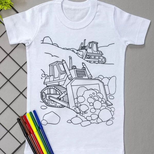 Camiseta Curta Infantil Mágica - Máquinas