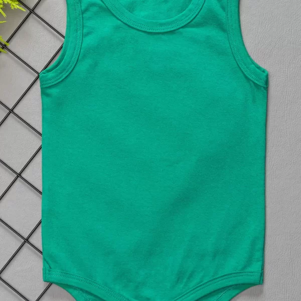 Body para Bebê Regata Verde Bandeira