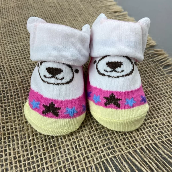 Meia Baby Bichinhos Urso Polar