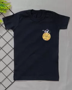 Camiseta Curta Infantil Tradicional Lua