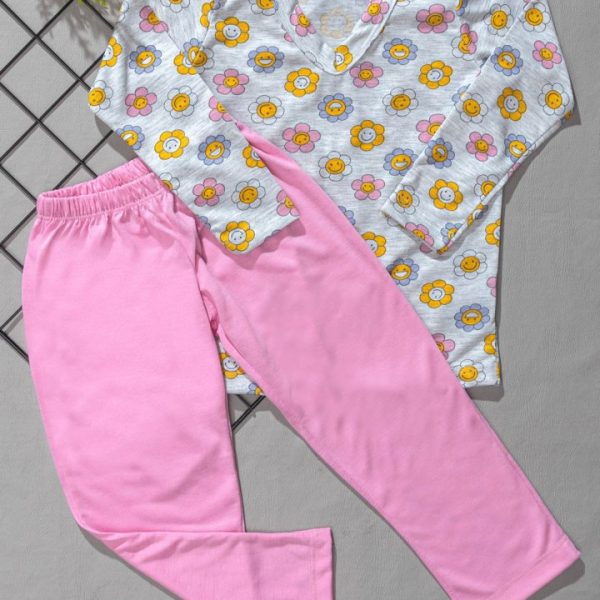 Pijama Infantil Florzinha Rosa