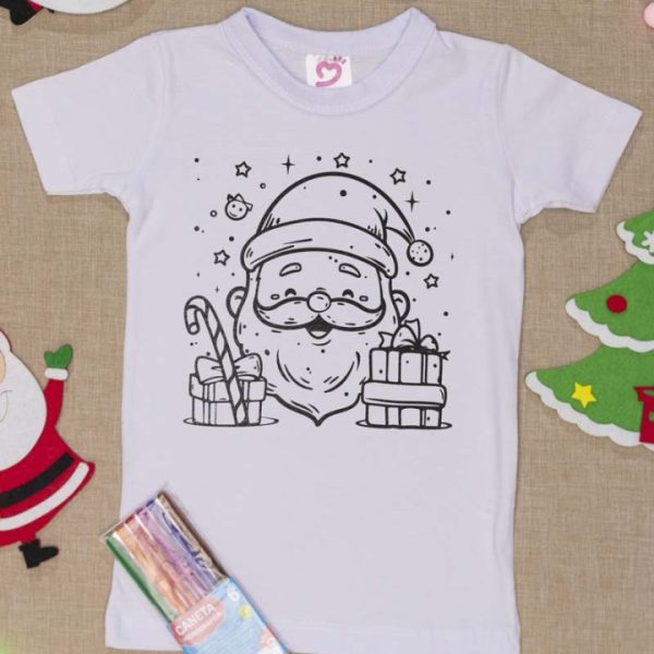 Camiseta Curta Infantil Mágica - Natal Noel