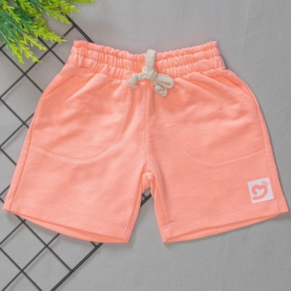 Shorts Moletinho Infantil Pêssego Heitor