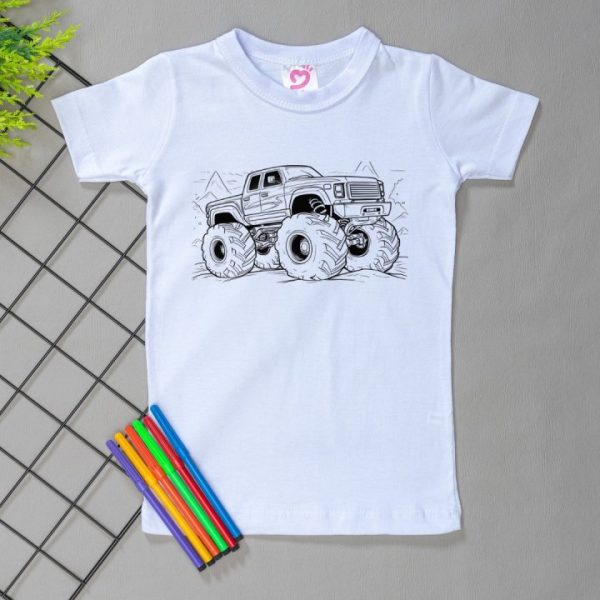 Camiseta Curta Infantil Mágica - Jeep