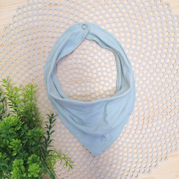 Bandana Algodão para Bebê Azul Claro