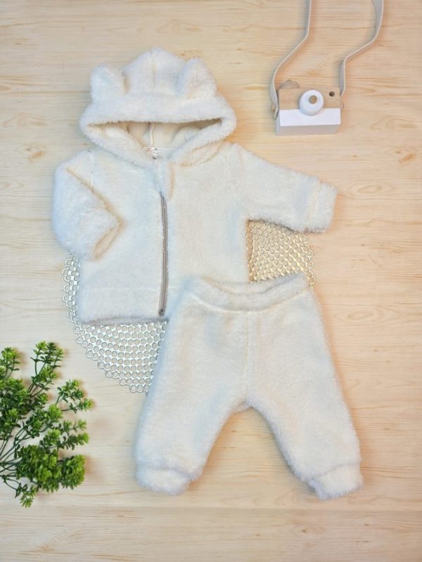 Conjunto Longo Jaqueta e Calça Sherpa Off