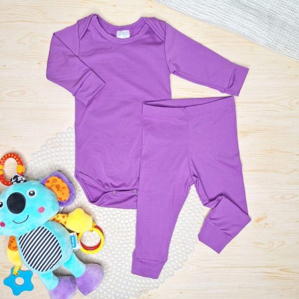 Conjunto Térmico Body/Calça Violeta