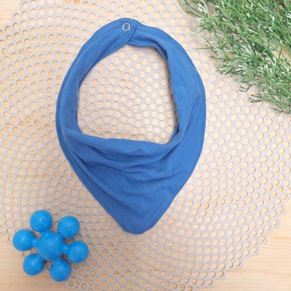Bandana Algodão para Bebê Azul Escuro