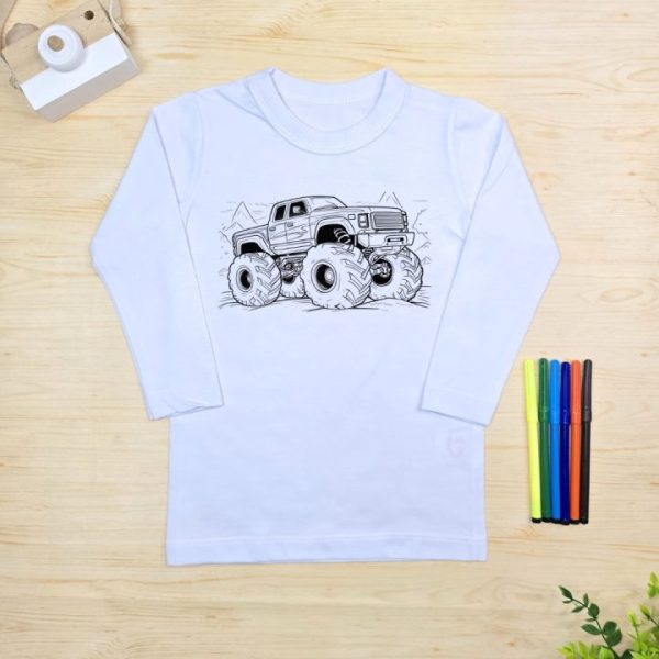 Camiseta Longa Infantil Mágica - Jeep