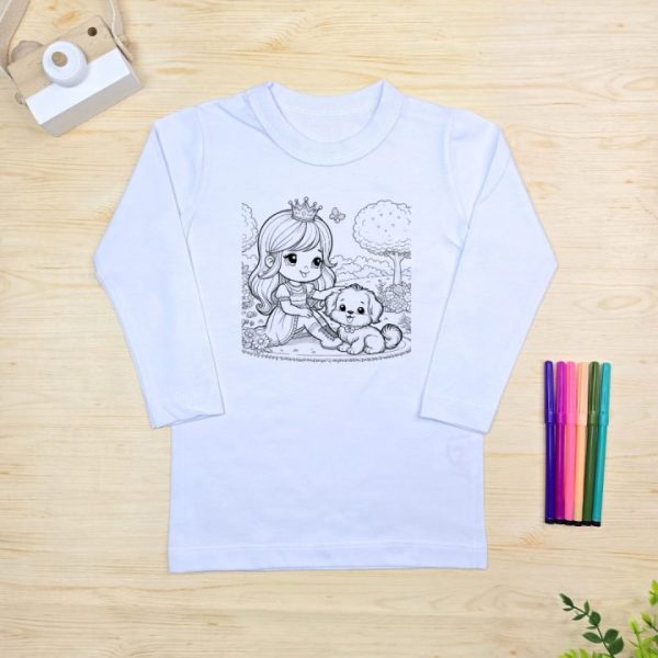 Camiseta Longa Infantil Mágica - Friends