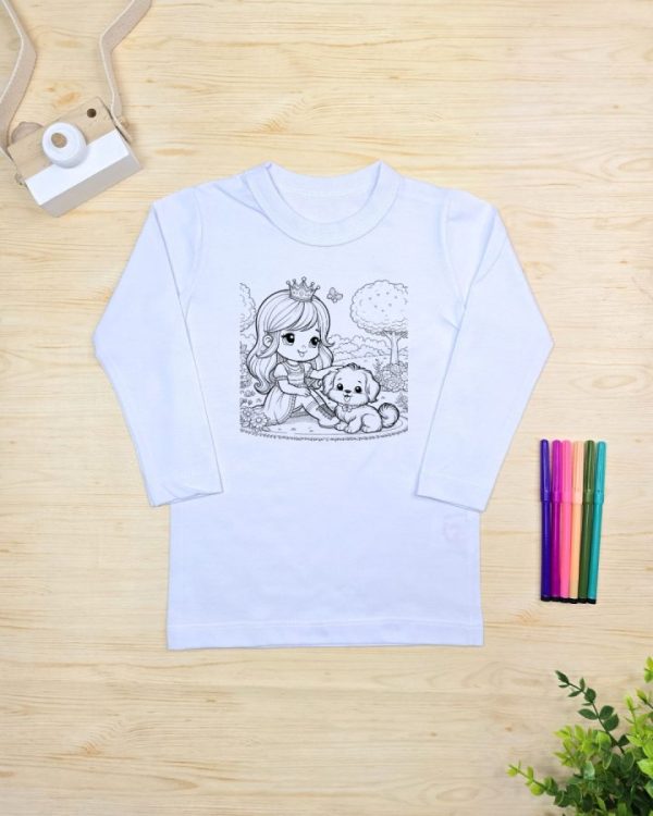 Camiseta Infantil Manga Longa Mágica - Friends