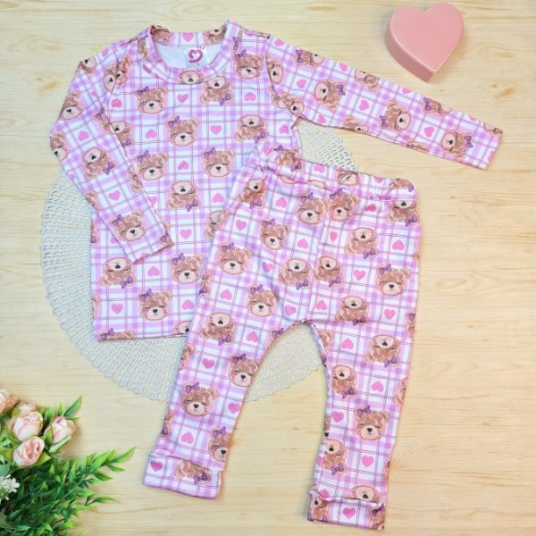 Conjunto Infantil Térmico Estampado - Ursinha