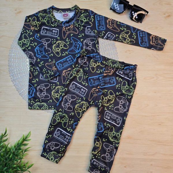 Conjunto Infantil Térmico Estampado - Game