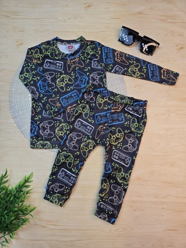 Conjunto Infantil Térmico Estampado - Game