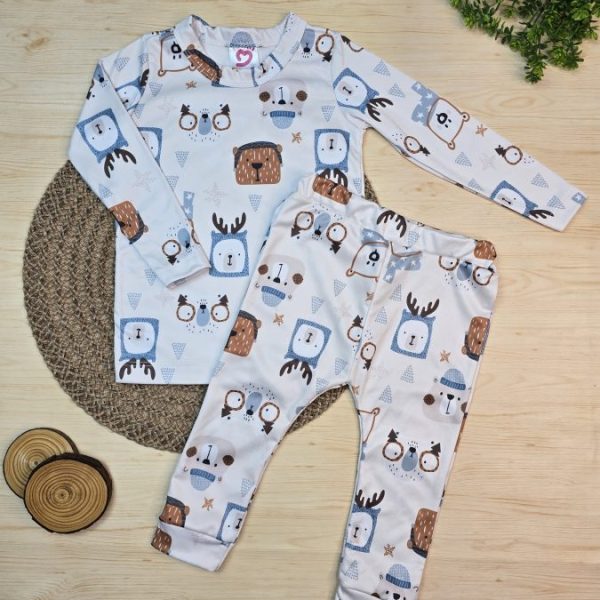 Conjunto Infantil Térmico Estampado - Bichinhos