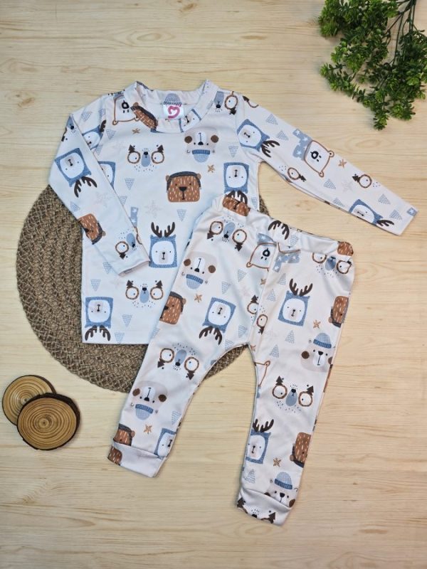 Conjunto Infantil Térmico Estampado - Bichinhos