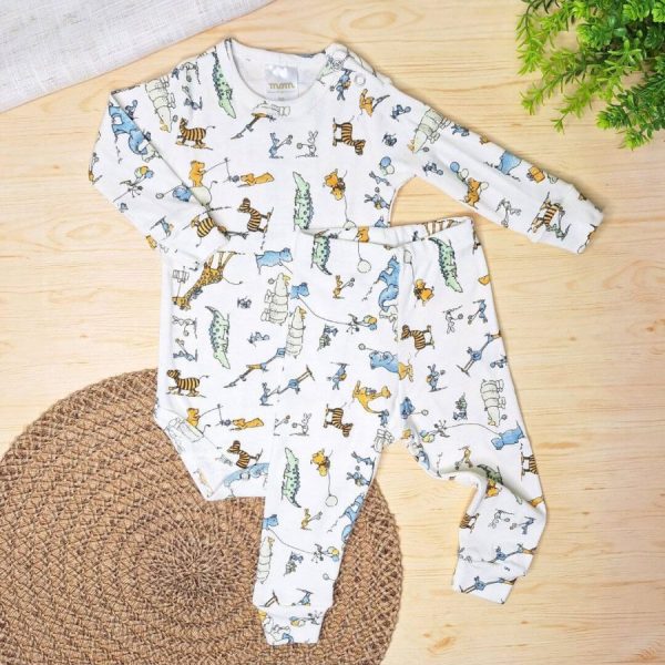 Pijama Body e Calça Algodão Pagão - Bichinhos