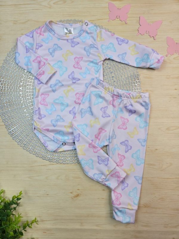 Conjunto Térmico Body/Calça – Borboletas