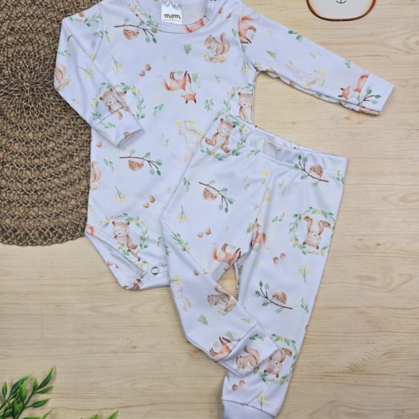 Conjunto Térmico Body/Calça – Animais