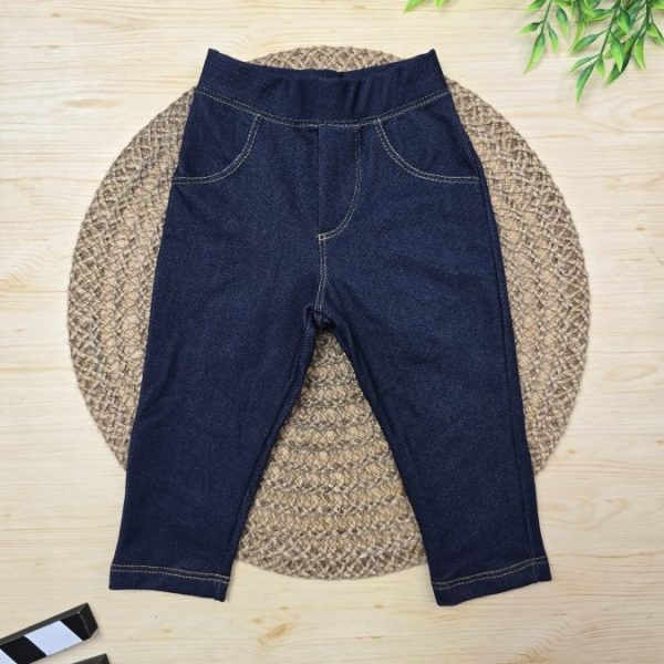 Calça Imita Jeans Unissex Denim - Azul