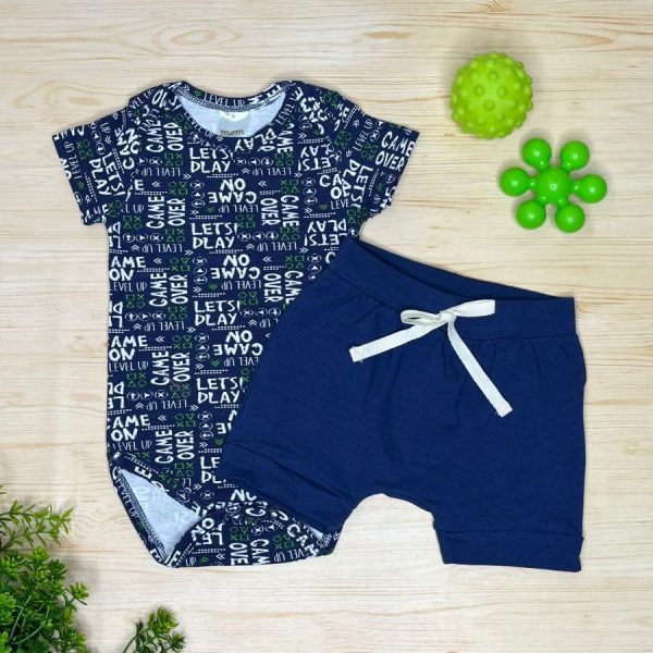 Conjunto Body e Shorts Algodão - Game