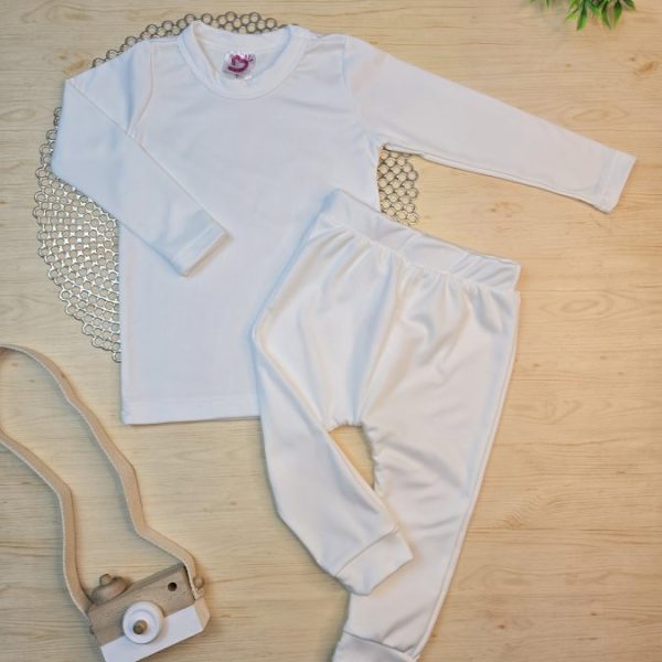 Conjunto Infantil Térmico Off White