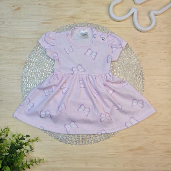 Body Vestido Curto Canelado Lilás – Borboleta