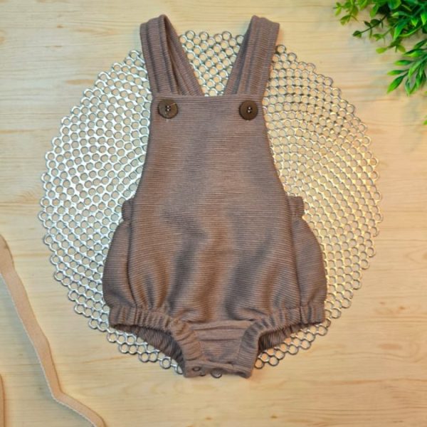 Romper Unissex Mustang - Marrom