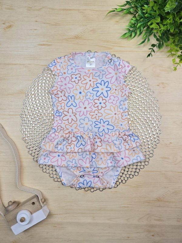 Body Babado Off - Florzinhas