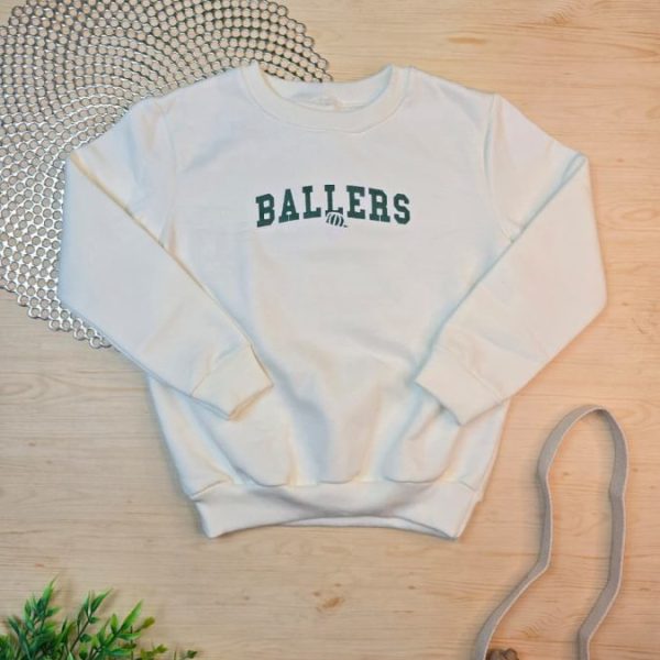 Moletom com Gola Infantil - Ballers Verde