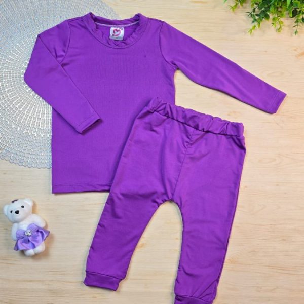 Conjunto Infantil Térmico - Roxo