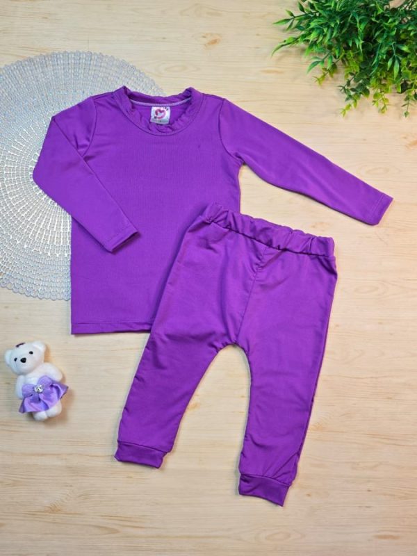Conjunto Infantil Térmico - Roxo