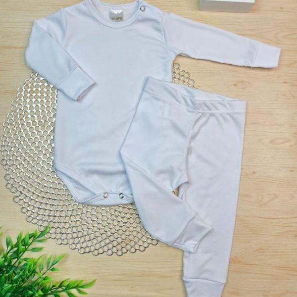 Conjunto Térmico Body/Calça (Botão) - Branco